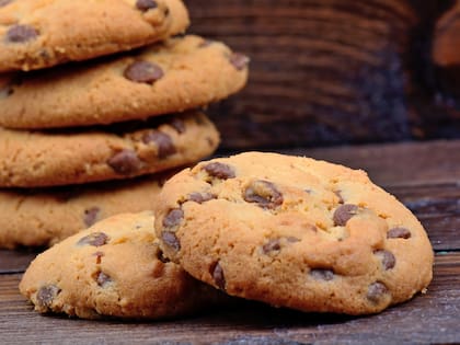 Galletitas de harina integral con chips de chocolate