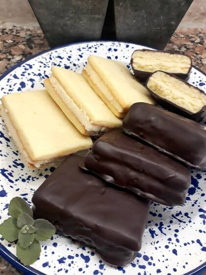 Galletitas de limón, como las de Havanna, pero hechas en casa.