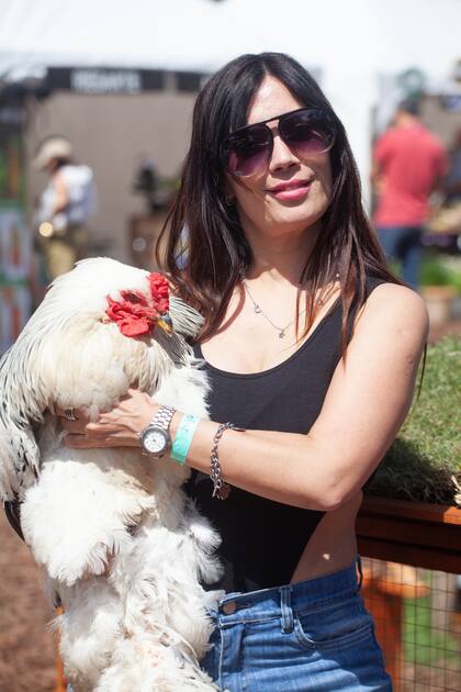 Gallinas de raza, furor en la feria.