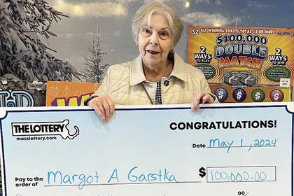 Ganar el premio fue solo el comienzo: Margot Garstka estuvo a días de perder los US$100 mil que había ganado, hasta que su hijo intervino