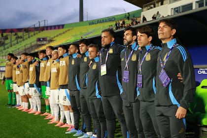 Garcé, Placente, Quiroga, Escobar, Tassi y los médicos Juan Cruz Goycochea y Fernando Rudi