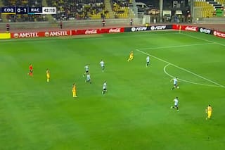 El insólito gol en contra que se hizo Racing frente a Coquimbo Unido en la Copa Sudamericana