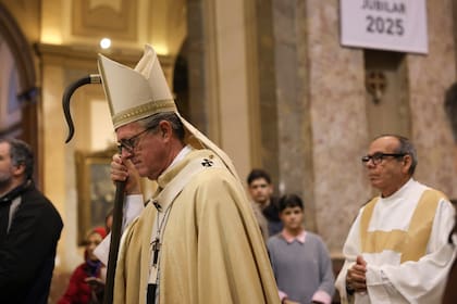 García Cuerva en la Catedral Metropolitana, esta mañana