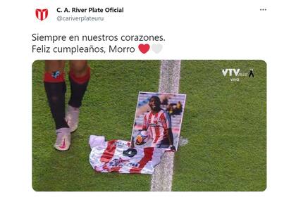 García jugó en River Plate de Uruguay