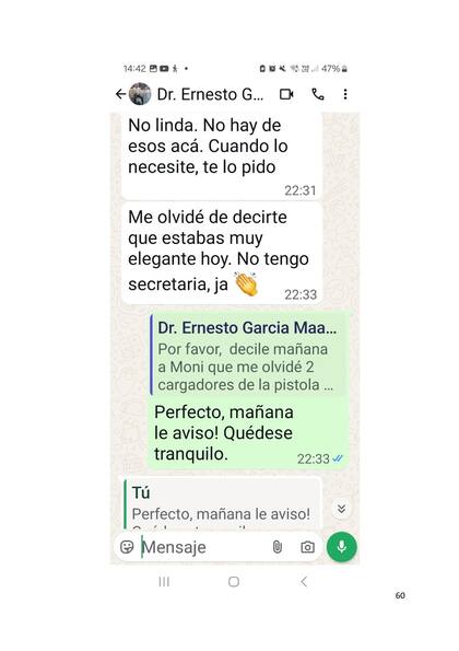 García Maañón presentó su renuncia como magistrado a fines del mes pasado