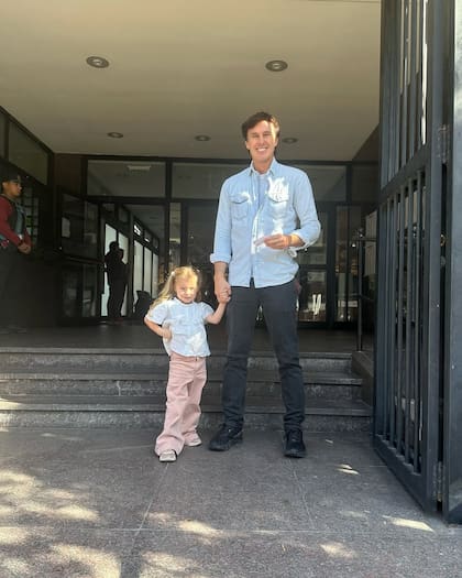 García Moritán se muestra mucho en Instagram con su hija más pequeña, Anita, que es fruto de la relación que mantuvo con Pampita
