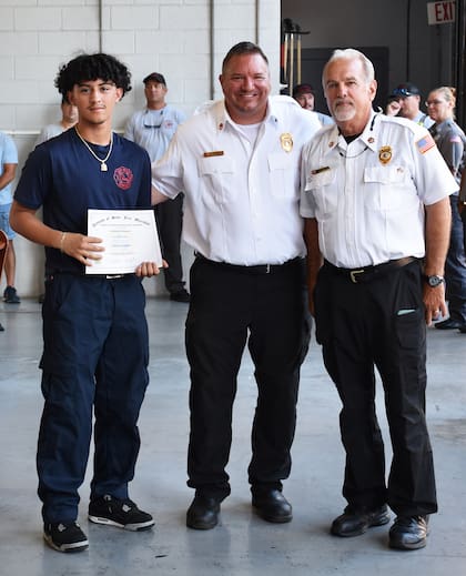 García se había graduado de la Academia de Bomberos de Key West en mayo