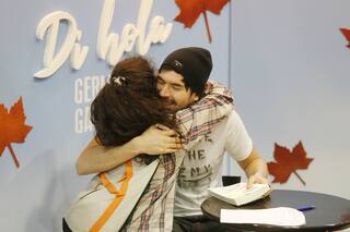 Germán Garmendia se encontró con sus seguidores argentinos y firmó los ejemplare