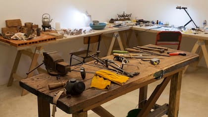Garrido-Lecca instaló un taller en la planta baja del Malba