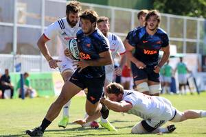 Argentina XV le dio una paliza a Estados Unidos en el Americas Championship