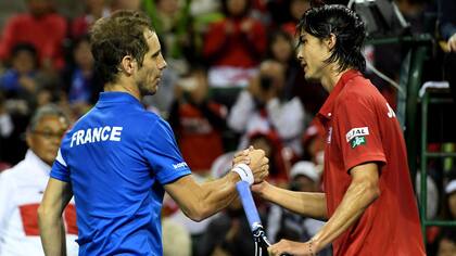 Gasquet ganó uno de los dos puntos de Francia
