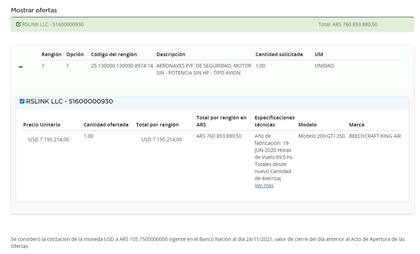 Gasto oficial. Sergio Berni autorizó la compra de un avión de US$ 7 millones para trasladar funcionarios por la provincia