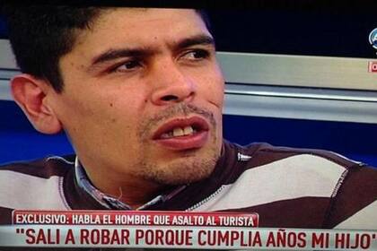 Gastón Aguirre, el motochorro que quedó detenido