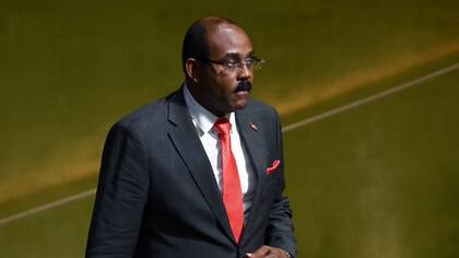 Gaston Browne, primer ministro de Antigua y Barbuda.