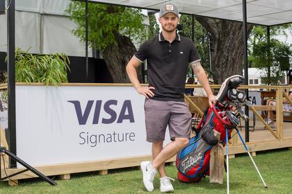 Gastón Soffritti, fanático del golf