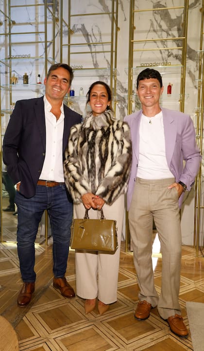 Gastón Stelluto, Vanesa Noble Herrera y Facundo Garayalde