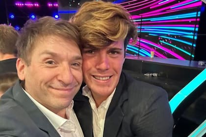 Gastón Trezeguet con Marcos Ginocchio