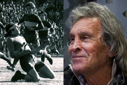 Gatti ayer, haciendo "La de Dios" y Gatti hoy, un rockstar de 80 años