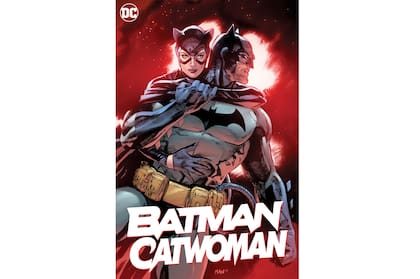 Ilustración de Clay Mann para la portada del primer número de la miniserie gráfica Batman / Catwoman, de DC Comics, que estará disponible a fin de año