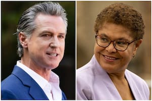 El guiño de Gavin Newsom a Karen Bass en Los Ángeles