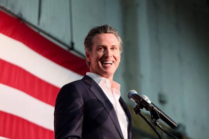 Gavin Newsom puso especial énfasis en la salud y la educación