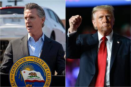 Gavin Newsom y Donald Trump
