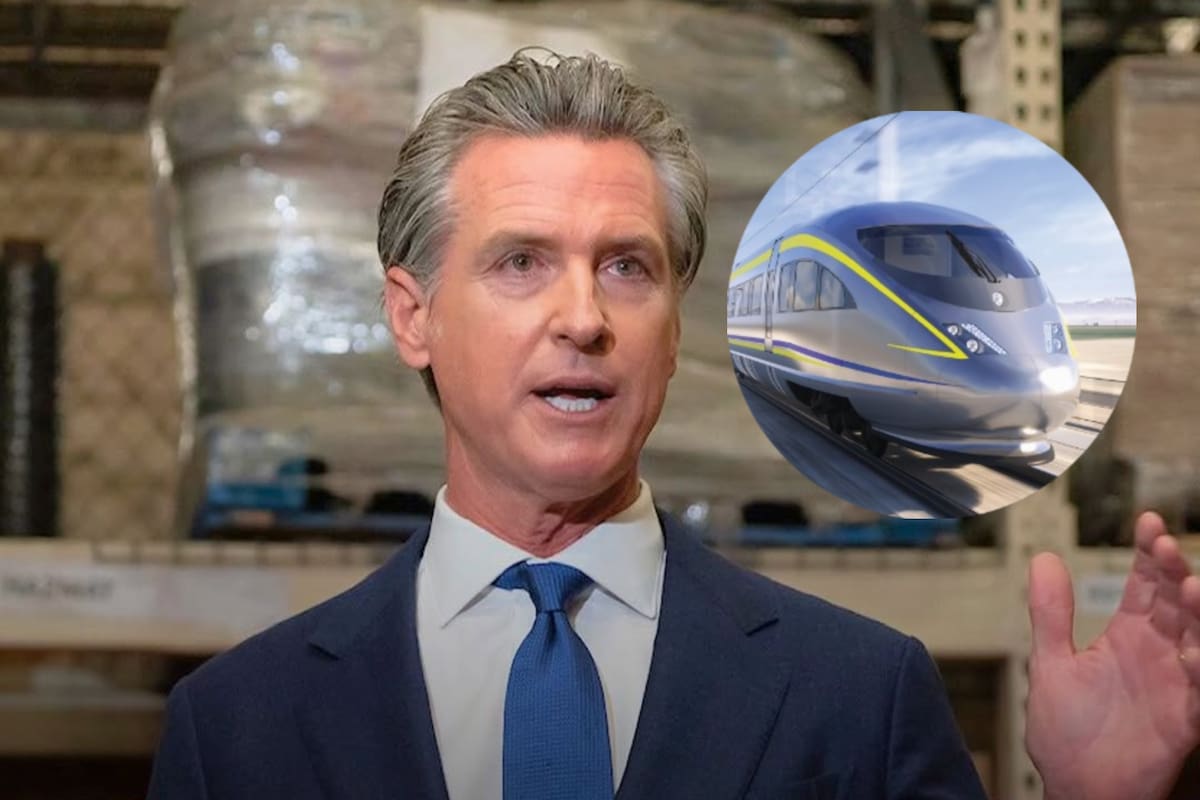 El megaproyecto de Gavin Newsom que conectaría Los Ángeles y San Francisco corre riesgo de suspenderse