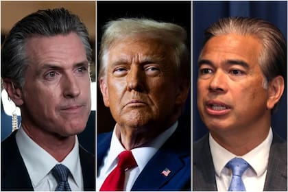 Gavin Newsom y Rob Bonta conformaron una coalicin legal jy presentaron una demanda contra los aranceles de Donald Trump