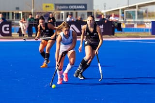 El salto de las chicas de GEBA y el paso fundamental de Ducilo en los Metropolitanos de hockey