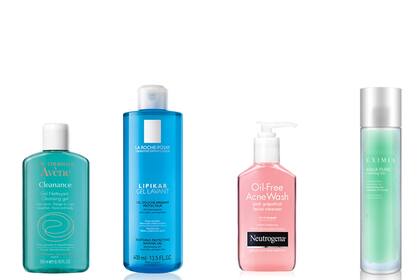 Geles para limpiarse el rostro, eliminar impurezas y tener siempre a mano en la ducha.