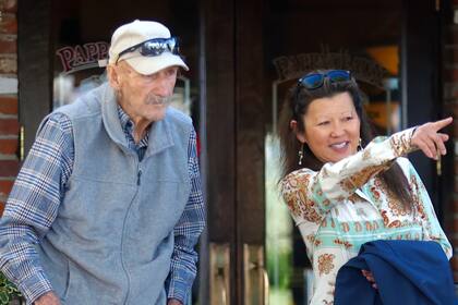 Gene Hackman y Betsy Arakawa en Santa Fe, Nuevo México