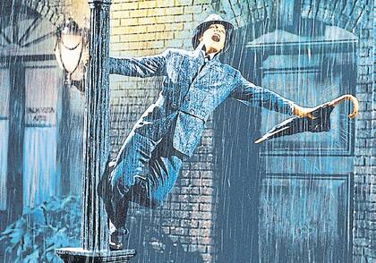 Gene Kelly en Cantando bajo la lluvia