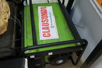 Generadores de electricidad secuestrados por las autoridades