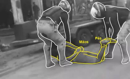 Genivaldo de Jesus Santos fue atado de pies y manos por agentes de la PRF en Sergipe