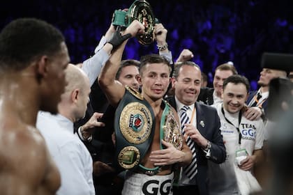 Gennady Golovkin, tras vencer a Danny Jacobs