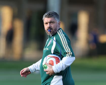 Gennaro Gattuso, entrenador de la selección italiana