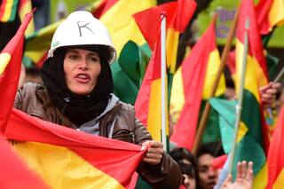 Bolivia, manifestaciones en las calles de La Paz tras la renuncia de Evo Morales