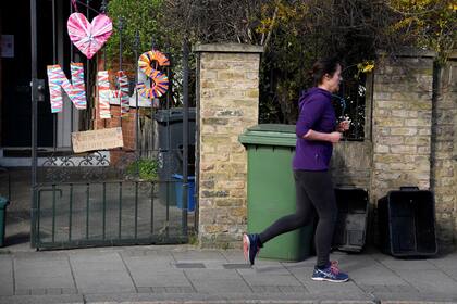 Gente haciendo ejercicio en Londres