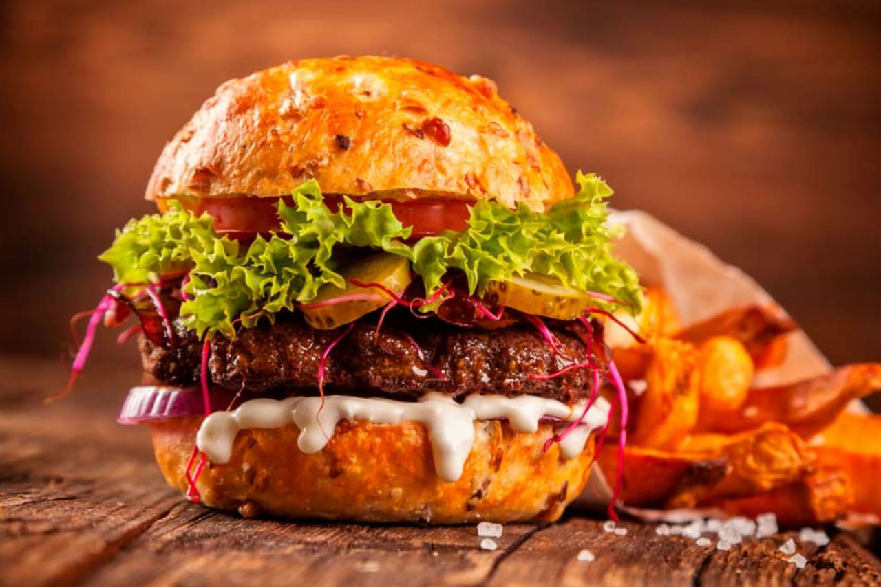 Hamburguesa casera de Cerdo