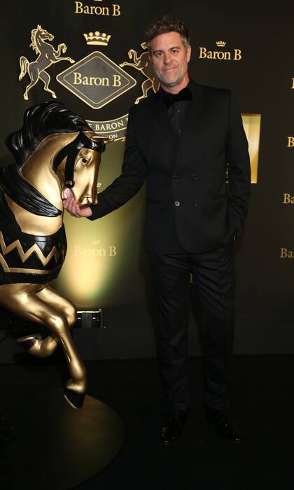 Mike Amigorena no quiso perderse la gran noche del Hipódromo de Palermo