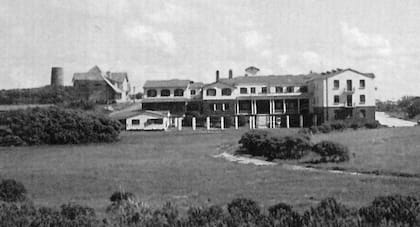 Hotel Pinamar desde el mar. Fotos históricas de Pinamar