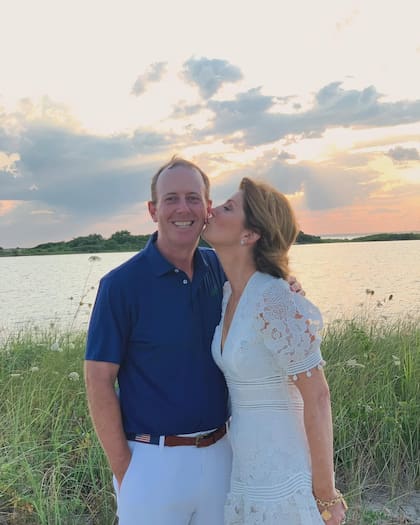 Geoff Tracy y Norah O' Donnell llevan casados más de 20 años