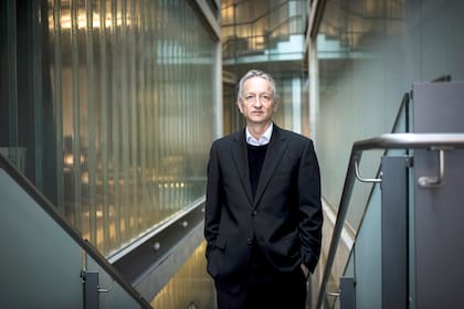 Geoffrey Hinton en la universidad de Toronto en 2017