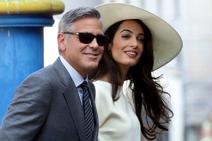 George Clooney y Amal se juraron amor eterno en Venecia