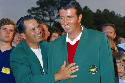 George Archer, con el mítico saco verde de campeón de Augusta 1969