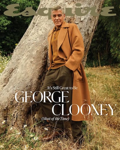 George Clooney explicó por qué elige una vida sencilla para criar a sus hijos Alexander y Ella lejos de Hollywood (Foto: Esquire)