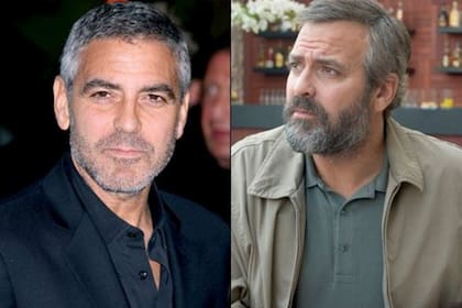 George Clooney, más viejo y más gordo, para personificar en Syriana a un agente de la CIA que le dio una nominación al premio de la Academia