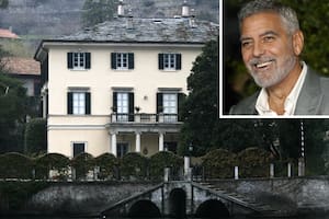 George Clooney puso en venta su mansión del Lago di Como, en Italia