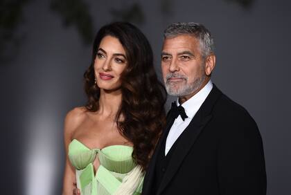 George Clooney y Amal Alamuddin, siempre radiantes