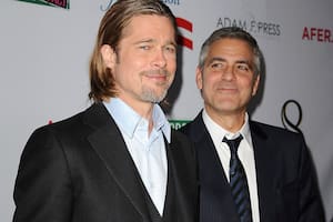 George Clooney y Brad Pitt, colegas y amigos